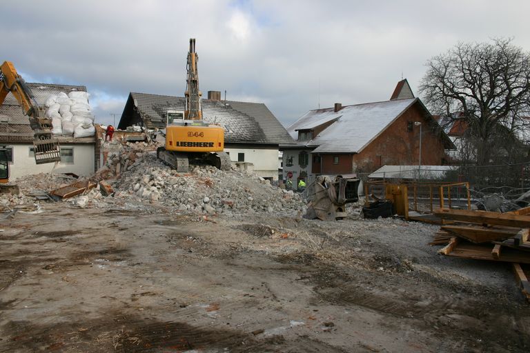 Abbruch ehemaliges „Engstler-Gebäude“